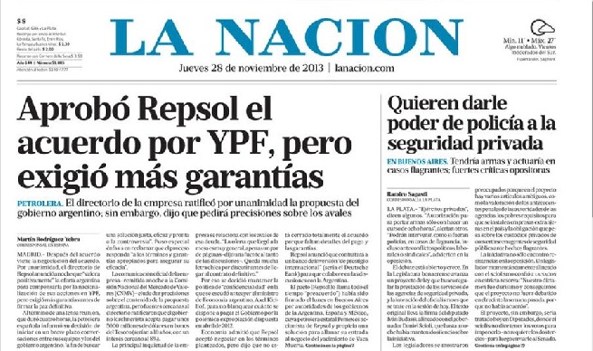 Nota Diario La Nación: